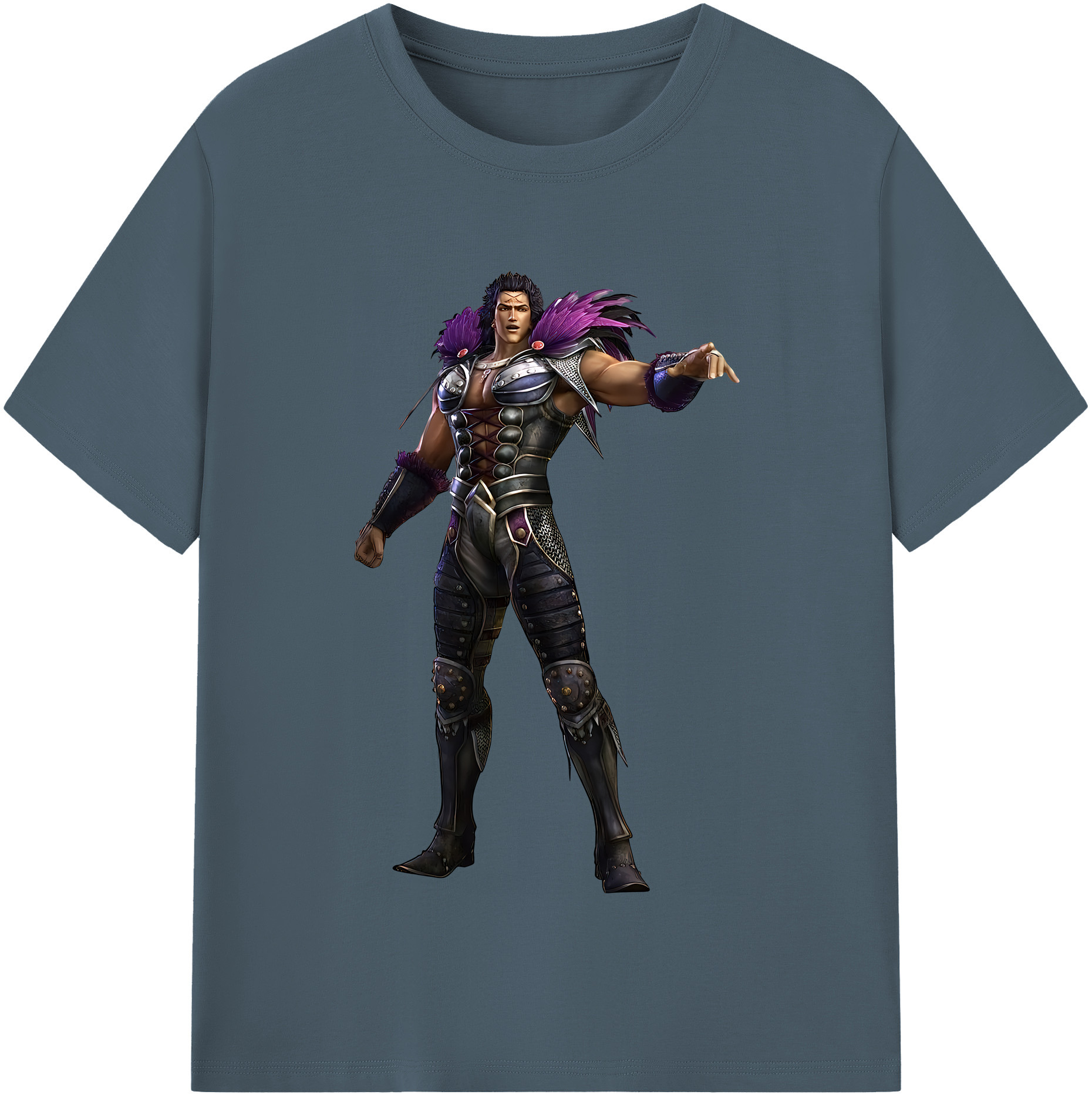 （画像用） 北斗の拳 Fist of the North Star 綿100％半袖Tシャツ（フロントプリント）